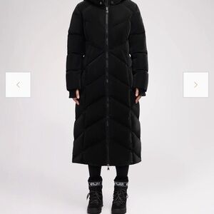 Pajar Women's Black Long Puffer Coat